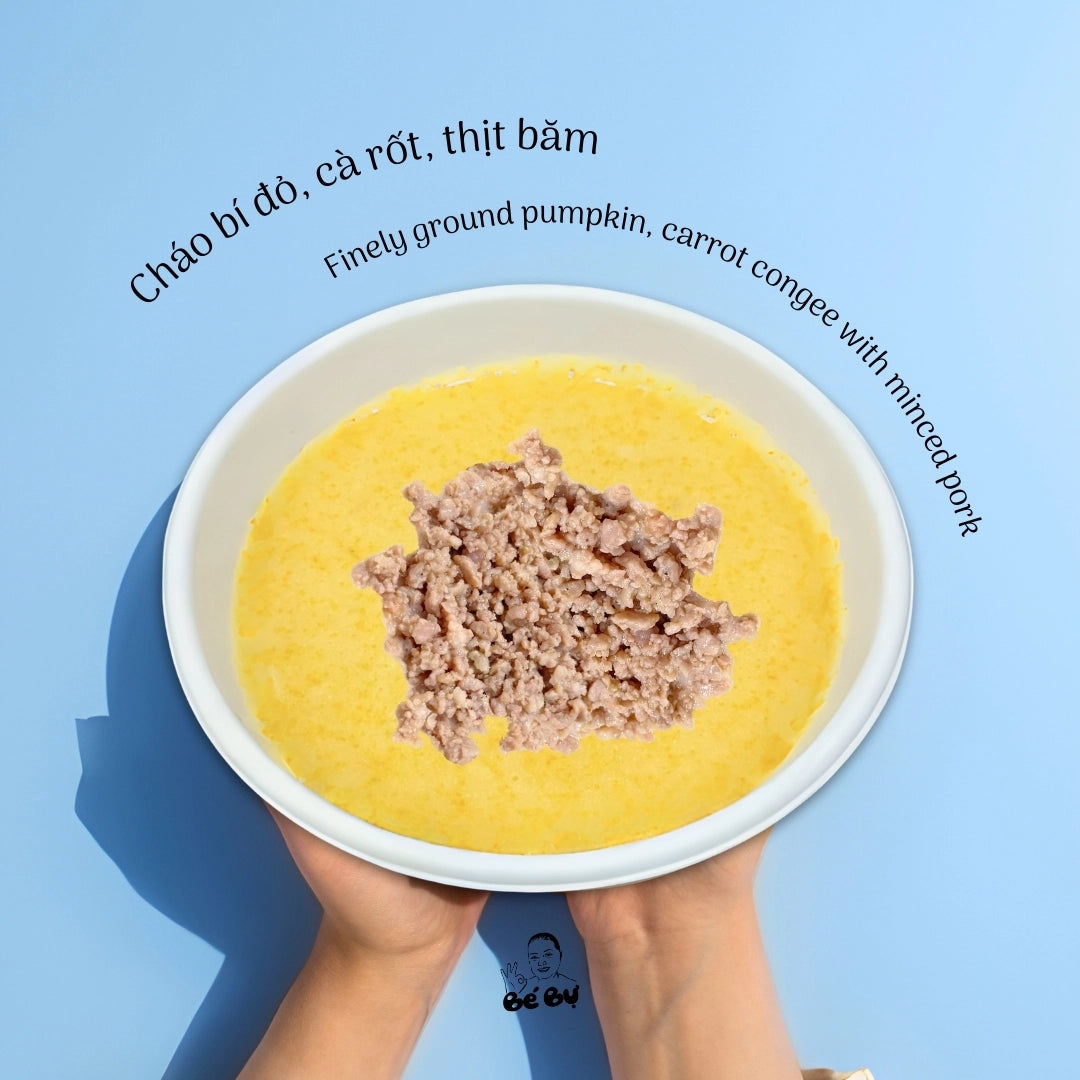 Cháo Bí Đỏ, Cà Rốt Thịt Băm tại Cháo Sườn Bé Bự