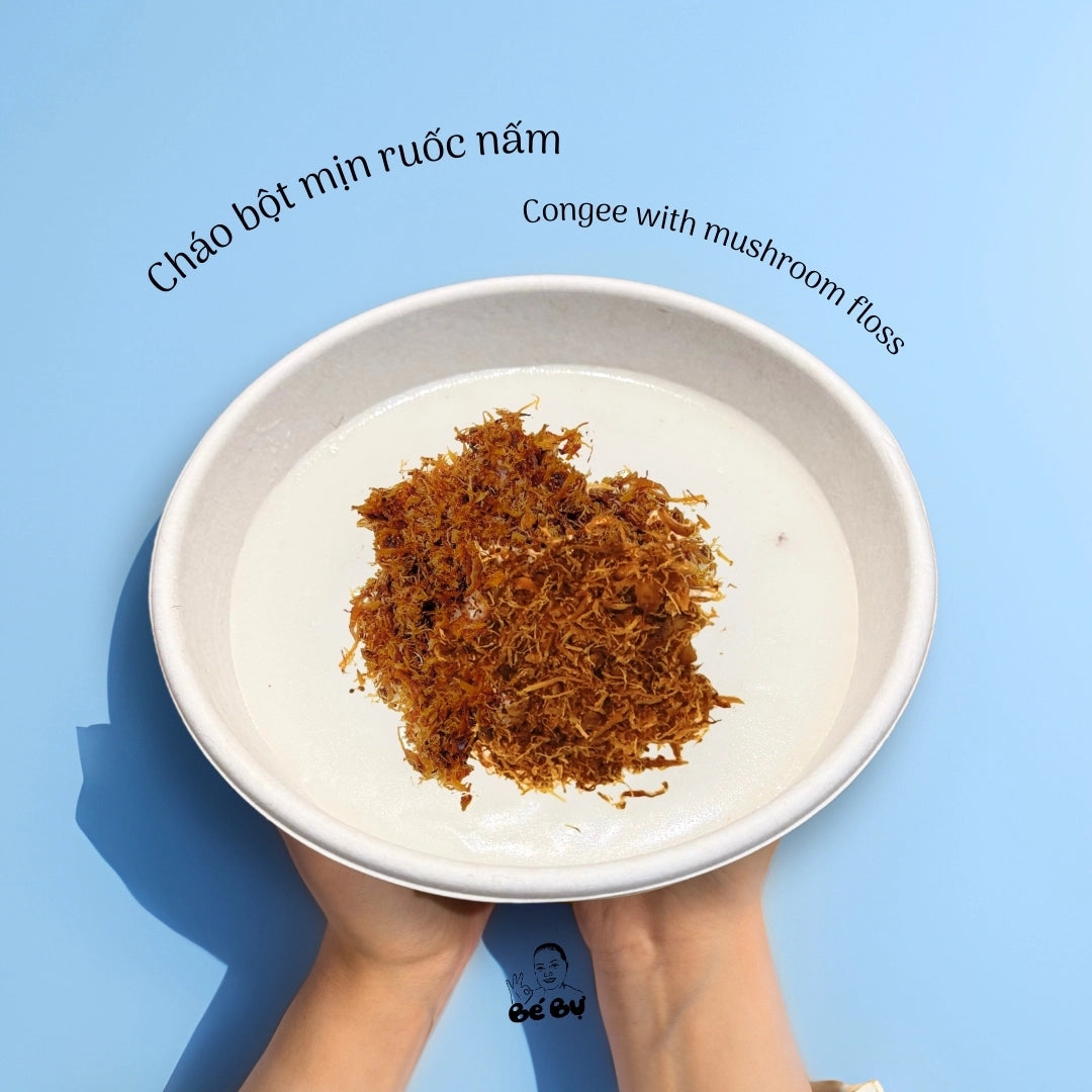 Cháo Bột Mịn Ruốc Nấm Hương