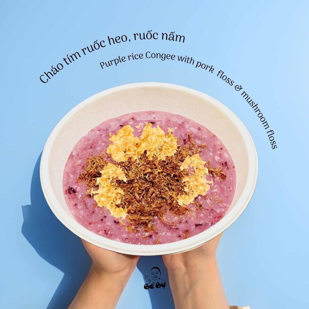 Cháo Tím Ruốc Thịt, Ruốc Nấm