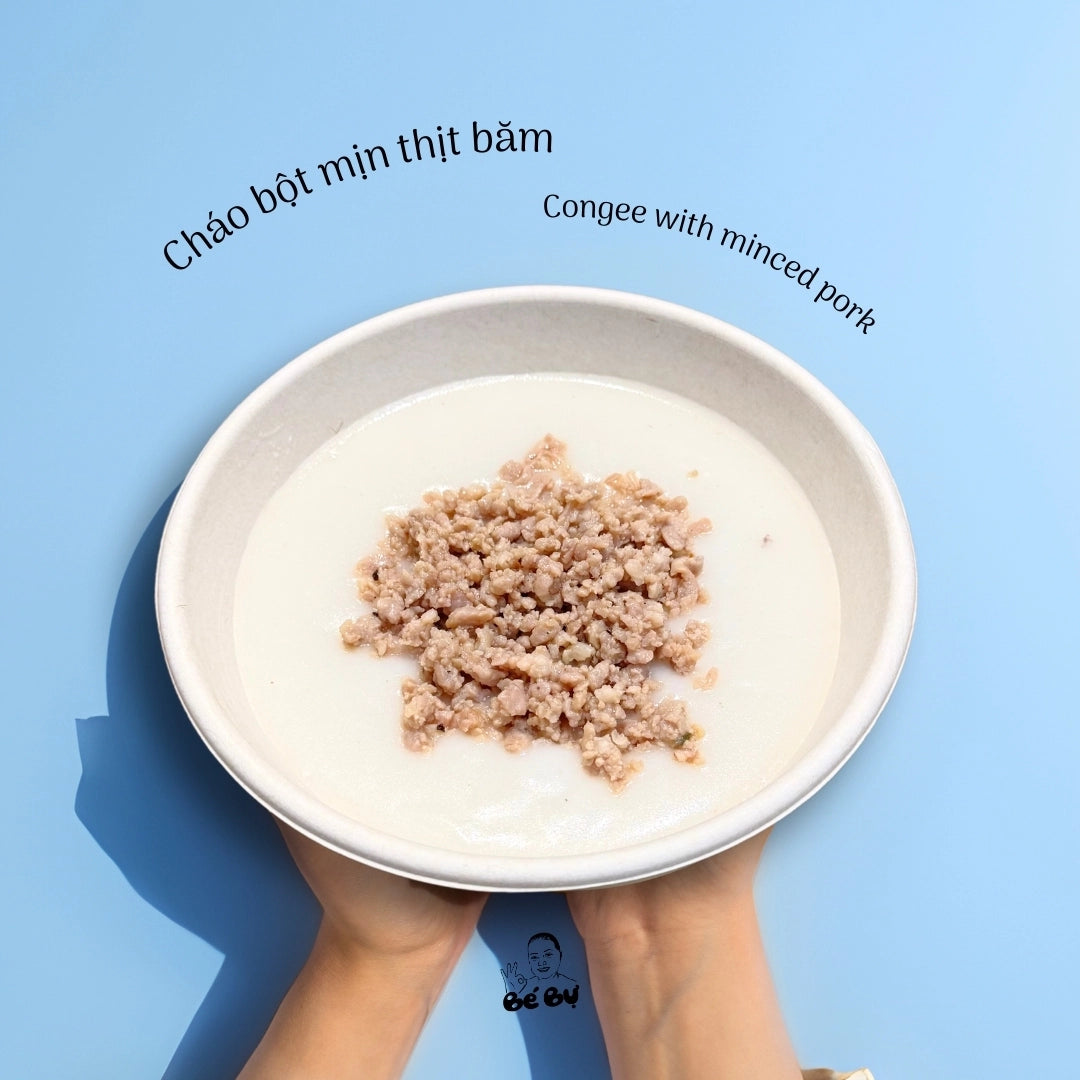 Cháo Bột Thịt Băm Rim