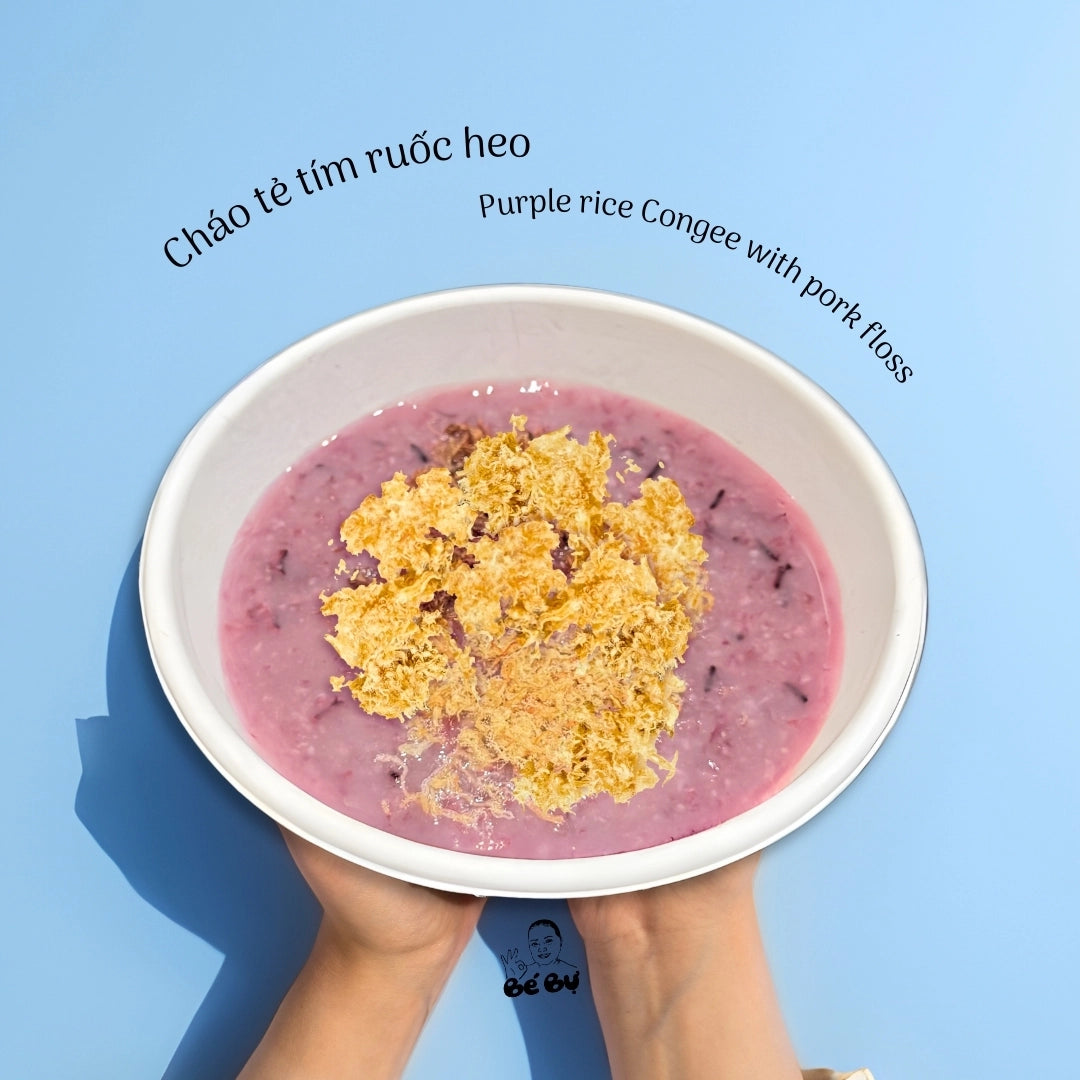Cháo Tím Ruốc Heo